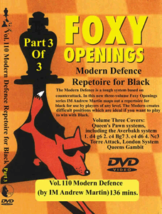 Volume 0110: Modern Defence Repertoire for Black Part 3