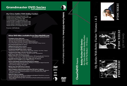 Bobby Fischer DVD Collection My Battles with Fischer Part 1 & 2