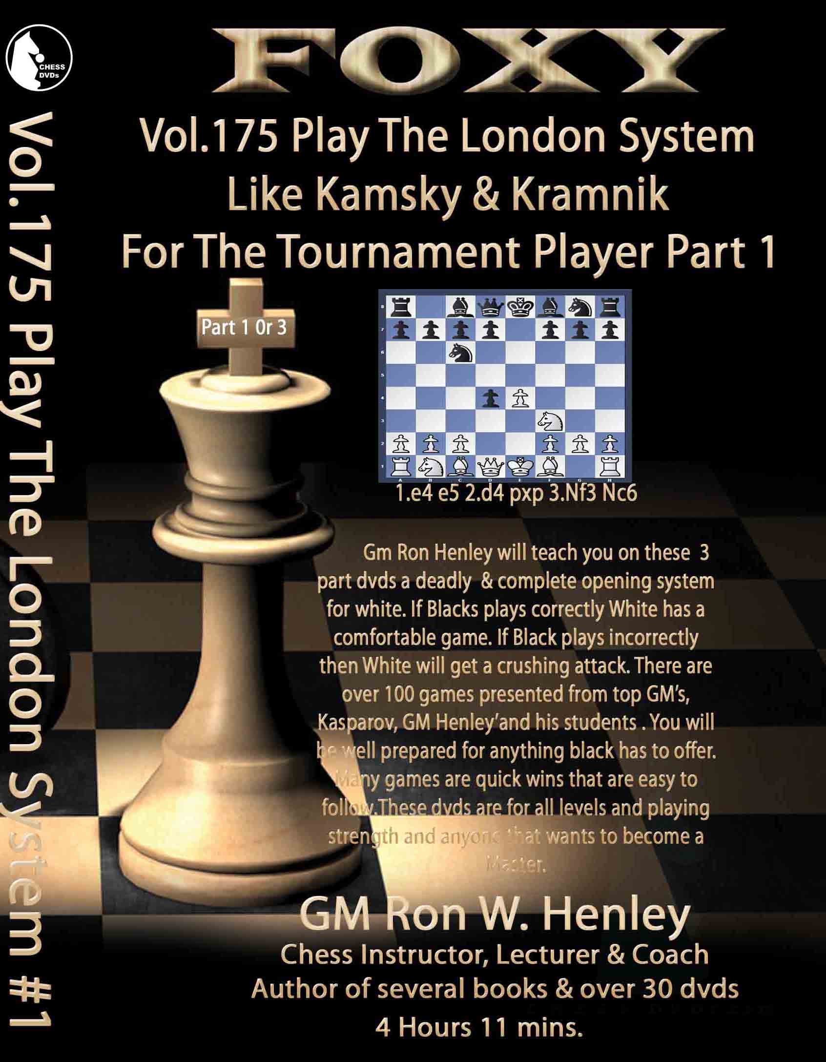 Volume 0175: The London System Part 1 [fosv0175] - $8.00 : ChessVideo, Your  Source for Chess Videos